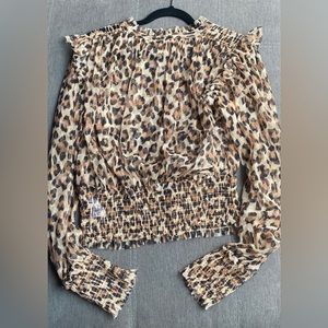 Free people mesh blouse